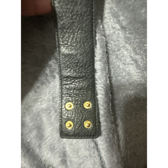 MCM Womans Leather Cuff Snap Bracelet Monogram MCM Pre-Loved - Picture 6 of 10
